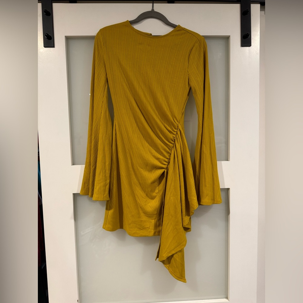 House of Harlow 1960 Mustard Mini Dress